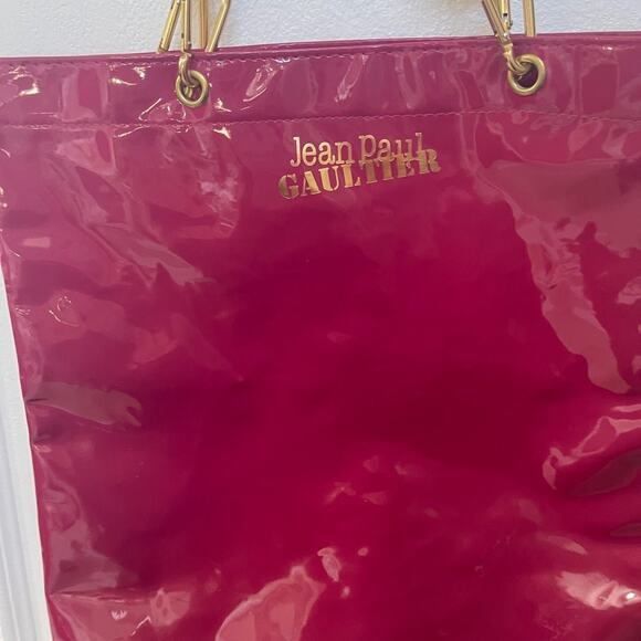 Jean Paul Gaultier Fuchsia pink  tote bag - Picture 4 of 9
